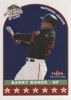2002 Fleer Tradition Update #U341 Barry Bonds Front