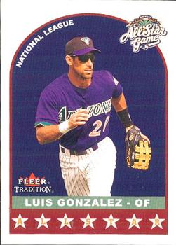 2002 Fleer Tradition Update #U346 Luis Gonzalez Front