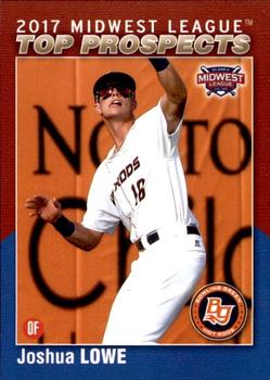 2017 Choice Midwest League Top Prospects #03 Joshua Lowe Front