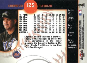 2002 Fleer Triple Crown #125 Edgardo Alfonzo Back