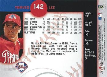 2002 Fleer Triple Crown #142 Travis Lee Back