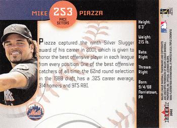 2002 Fleer Triple Crown #253 Mike Piazza Back
