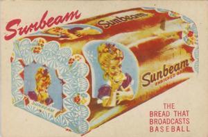 1947 Sunbeam Bread Sacramento Solons #NNO Hugh Orphan Back