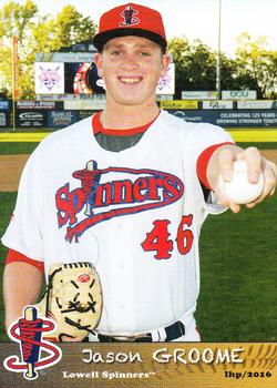 2016 Grandstand Lowell Spinners Update #NNO Jason Groome Front