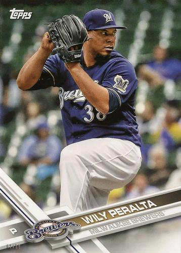 2017 Topps Milwaukee Brewers 5x7 #MIL-5 Wily Peralta Front