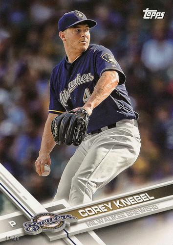 2017 Topps Milwaukee Brewers 5x7 #MIL-7 Corey Knebel Front