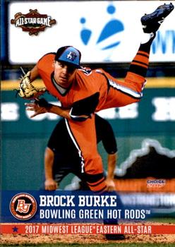 2017 Choice Midwest League All-Stars #03 Brock Burke Front