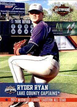 2017 Choice Midwest League All-Stars #17 Ryder Ryan Front