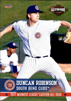 2017 Choice Midwest League All-Stars #25 Duncan Robinson Front