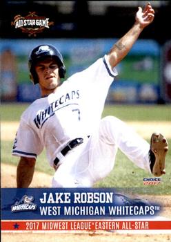 2017 Choice Midwest League All-Stars #28 Jake Robson Front