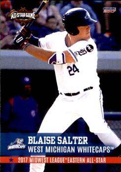 2017 Choice Midwest League All-Stars #29 Blaise Salter Front
