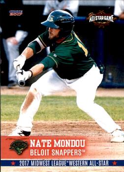2017 Choice Midwest League All-Stars #35 Nate Mondou Front