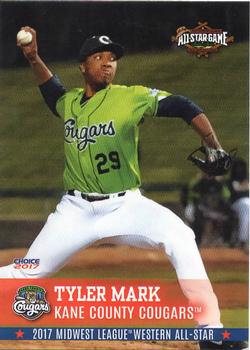 2017 Choice Midwest League All-Stars #52 Tyler Mark Front