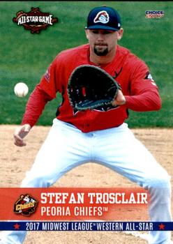 2017 Choice Midwest League All-Stars #58 Stefan Trosclair Front