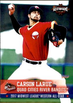 2017 Choice Midwest League All-Stars #61 Carson Larue Front