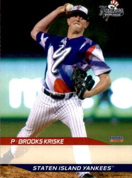 2016 Choice Staten Island Yankees #9 Brooks Kriske Front