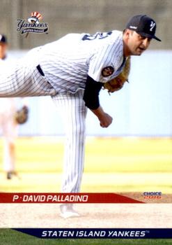 2016 Choice Staten Island Yankees #12 David Palladino Front