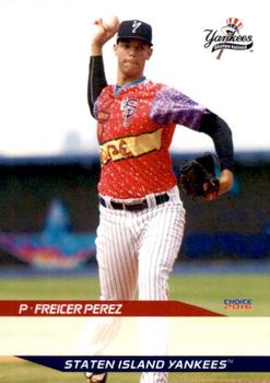 2016 Choice Staten Island Yankees #13 Freicer Perez Front
