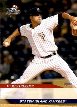 2016 Choice Staten Island Yankees #14 Josh Roeder Front