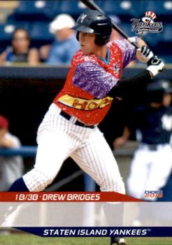 2016 Choice Staten Island Yankees #23 Drew Bridges Front