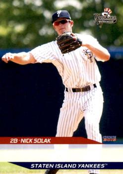 2016 Choice Staten Island Yankees #25 Nick Solak Front