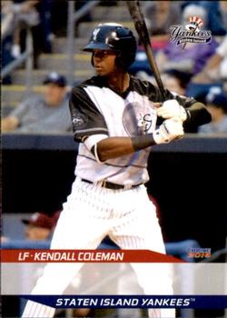 2016 Choice Staten Island Yankees #27 Kendall Coleman Front