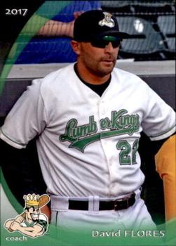 2017 Grandstand Clinton LumberKings #NNO David Flores Front