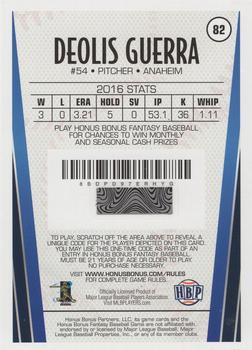 2017 Honus Bonus Fantasy Baseball #82 Deolis Guerra Back