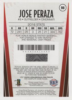 2017 Honus Bonus Fantasy Baseball #98 Jose Peraza Back