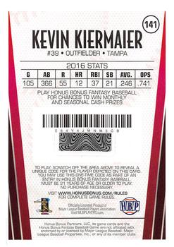 2017 Honus Bonus Fantasy Baseball #141 Kevin Kiermaier Back