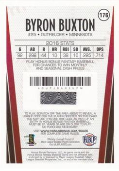 2017 Honus Bonus Fantasy Baseball #176 Byron Buxton Back