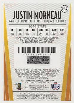 2017 Honus Bonus Fantasy Baseball #234 Justin Morneau Back