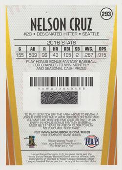 2017 Honus Bonus Fantasy Baseball #293 Nelson Cruz Back