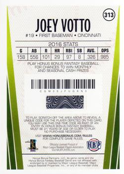 2017 Honus Bonus Fantasy Baseball #313 Joey Votto Back
