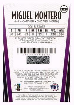 2017 Honus Bonus Fantasy Baseball #328 Miguel Montero Back