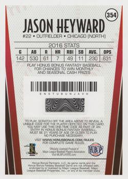 2017 Honus Bonus Fantasy Baseball #354 Jason Heyward Back