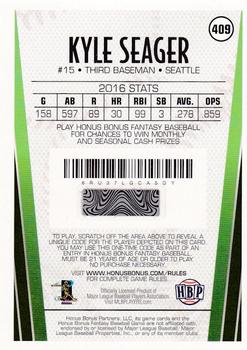 2017 Honus Bonus Fantasy Baseball - Silver Foil #409 Kyle Seager Back