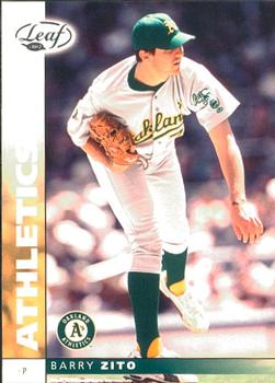 2002 Leaf #92 Barry Zito Front