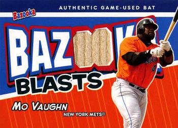 2004 Bazooka - Blasts Bat Relics #BB-MV Mo Vaughn Front