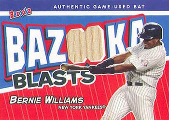2004 Bazooka - Blasts Bat Relics #BB-BW Bernie Williams Front