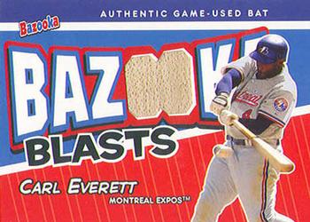 2004 Bazooka - Blasts Bat Relics #BB-CE Carl Everett Front