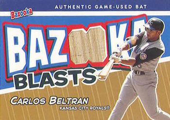 2004 Bazooka - Blasts Bat Relics #BB-CIB Carlos Beltran Front
