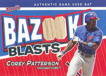 2004 Bazooka - Blasts Bat Relics #BB-CP Corey Patterson Front
