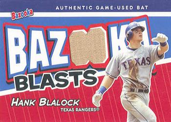 2004 Bazooka - Blasts Bat Relics #BB-HB Hank Blalock Front