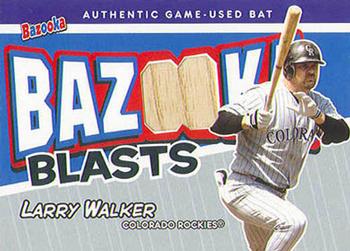 2004 Bazooka - Blasts Bat Relics #BB-LW Larry Walker Front