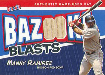 2004 Bazooka - Blasts Bat Relics #BB-MR Manny Ramirez Front