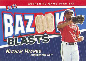 2004 Bazooka - Blasts Bat Relics #BB-NH Nathan Haynes Front