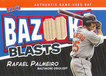 2004 Bazooka - Blasts Bat Relics #BB-RP Rafael Palmeiro Front