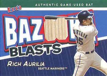 2004 Bazooka - Blasts Bat Relics #BB-RSA Rich Aurilia Front