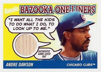 2004 Bazooka - Bazooka One-Liners Relics #BOL-AD Andre Dawson Front